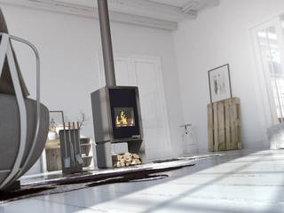 Modern living room by Biojaq - Comércio e Distribuição de Recuperadores de Calor Lda Modern