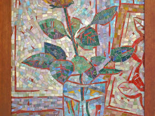 Мозаичная картина «Роза», Мастерская художественной мозаики "SMALTO" Мастерская художественной мозаики 'SMALTO' Weitere Zimmer Glas