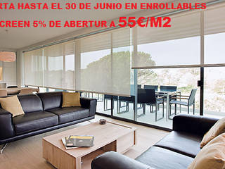 Oferta estores enrollables de screen del 5%, Navarro valera cortinas y hogar Navarro valera cortinas y hogar Minimalistische Schlafzimmer Glas