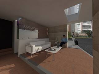 Diseño arquitectónico ampliación Lobby - Portería Condominio Lago Club , MODOS Arquitectura MODOS Arquitectura モダンな 家