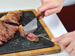 El nuevo cuchillo para carne diseño exclusivo de Klimer, Klimer Klimer ラスティックデザインの キッチン 鉄/鋼
