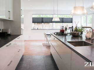 Villa, PVC visgraat, Zilva Vloeren Zilva Vloeren Modern kitchen