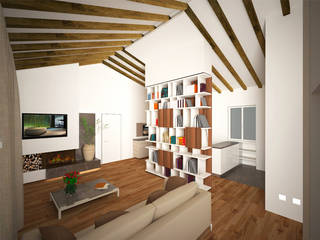 Residenza al Duomo, B+P architetti B+P architetti Living room