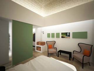 Sgarrone - albergo rurale, B+P architetti B+P architetti Mediterranean style bedroom