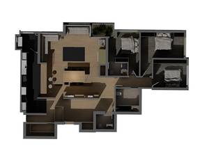 Remodelação Apartamento T3., Casas com Estilo - Obras Casas com Estilo - Obras Modern home