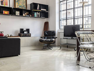 ​Zolp The Factory (Milano), studiodonizelli studiodonizelli Living room Concrete White