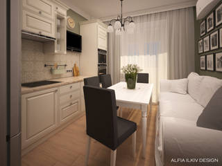 VODNIKI, Alfia Ilkiv Interior Designer Alfia Ilkiv Interior Designer Cozinhas escandinavas Madeira Acabamento em madeira