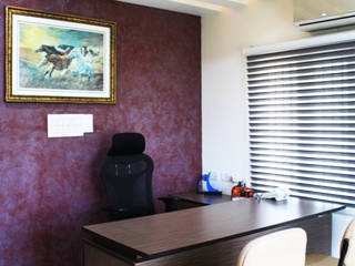 Office interiors @ Perungudi.., Ashpra Interiors Ashpra Interiors Espaços comerciais Madeira Efeito de madeira