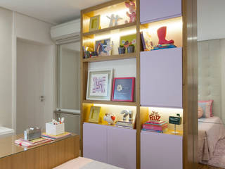 MOEMA | RESIDENCIAIS , SESSO & DALANEZI SESSO & DALANEZI Modern style bedroom Purple/Violet