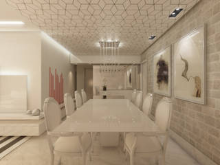 Apartamento TS, Poligonus Arquitetura Poligonus Arquitetura Modern dining room