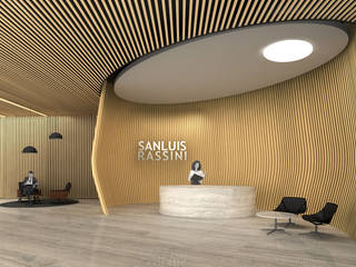 Sanluis Rassini, RIMA Arquitectura RIMA Arquitectura モダンデザインの 書斎