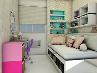 Quarto de menina, Deise Luna Arquitetura Deise Luna Arquitetura 모던스타일 아이방