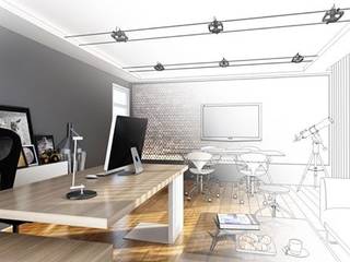 Ofis Tasarımı, CANSEL BOZKURT interior architect CANSEL BOZKURT interior architect Commercial spaces پتھر