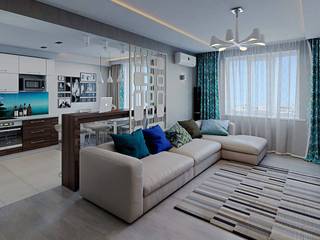 Дизайн интерьера квартиры, hq-design hq-design Modern living room Beige