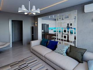 Дизайн интерьера квартиры, hq-design hq-design Modern living room