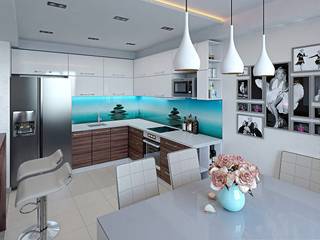 Дизайн интерьера квартиры, hq-design hq-design Modern kitchen