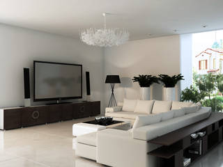 Минимализм - стиль для требовательных, студия Design3F студия Design3F Living room