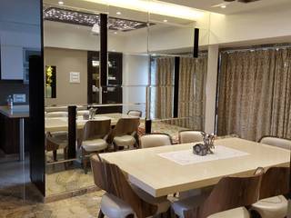 residence, NCA naresh chandwani & associates NCA naresh chandwani & associates Modern dining room Marble