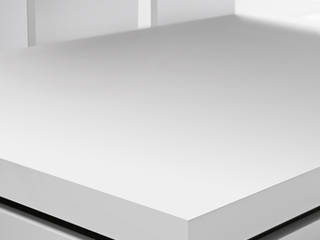 Slide stolik kawowy włoskiej marki Ronda Design , BandIt Design BandIt Design リビングルームサイドテーブル＆トレー 木 白色