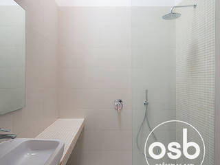 piedad y josé, osb arquitectos osb arquitectos Kamar Mandi Modern Ubin