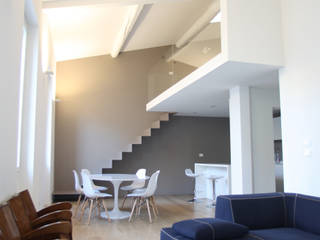 Casa F - Firenze, Filippo Rak Architetto Filippo Rak Architetto Salas de estilo minimalista