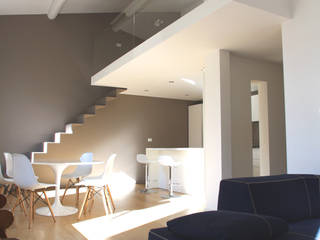 Casa F - Firenze, Filippo Rak Architetto Filippo Rak Architetto Minimalist living room