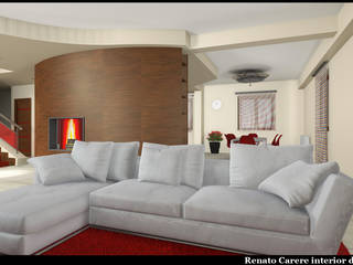 Casa colore, Renato Carere Renato Carere Modern living room