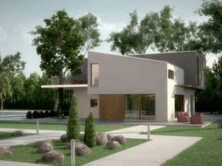 Progetto case in X-lam My House, POMP0NI ASSOCIATI SRL POMP0NI ASSOCIATI SRL Casas modernas: Ideas, diseños y decoración