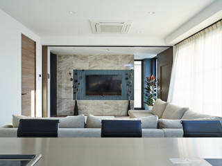 M's residence, LUSTY design 一級建築士事務所 LUSTY design 一級建築士事務所 Livings de estilo moderno Piedra