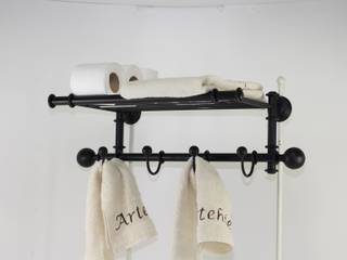 Toallero percha, accesorios de baño, ideas para decorar tu hogar, Artehierro Artehierro ห้องน้ำ เหล็ก