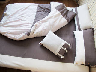 Дизайнерское постельное белье "Париж". , Flaxeco Flaxeco Modern Bedroom Flax/Linen Pink