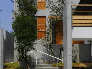 美萩野の家 • ゲストハウス, シェド建築設計室 シェド建築設計室 Modern houses Concrete