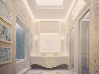 Exploring Luxurious Homes : Exquisite WC Room Design, IONS DESIGN IONS DESIGN Casas de banho clássicas Cobre/Bronze/Latão