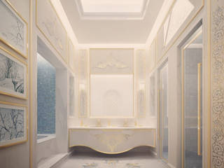 Exploring Luxurious Homes : Exquisite WC Room Design, IONS DESIGN IONS DESIGN Salle de bain classique Cuivre / Bronze / Laiton Multicolore
