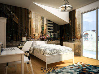 BAĞÇEŞME PROJE 3D GÖRSELLER, PASART DESİGN PASART DESİGN Nursery/kid’s room Wood Wood effect