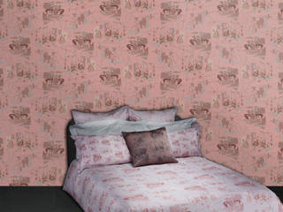 Ville d’Amour TNT semi mat wallpaper, Sans Tabù Sans Tabù Modern style bedroom