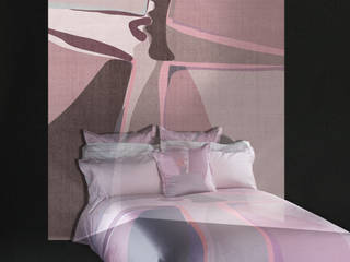 Shadow Kiss Shantung texture wallpaper, Sans Tabù Sans Tabù غرفة نوم