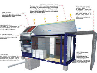 Energy efficient A4AC Architects 現代房屋設計點子、靈感 & 圖片