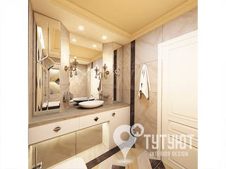 Ванная из мрамора, Interior Design Studio Tut Yut Interior Design Studio Tut Yut Klasik Banyo Metal