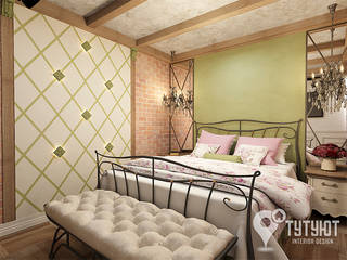 Спальня в стиле гранж, Interior Design Studio Tut Yut Interior Design Studio Tut Yut Eclectic style bedroom Bricks