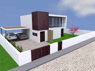 Vivenda Unifamilar "JM", Traço M - Arquitectura Traço M - Arquitectura บ้านและที่อยู่อาศัย