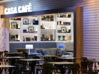 CASA CAFÉ International Airport Salgado Filho Porto Alegre, Ney Nunes Ney Nunes Espaços comerciais Madeira Efeito de madeira