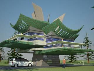 Casa Arbol, Arq. Jose F. Correa Correa Arq. Jose F. Correa Correa Asian style houses