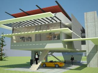 Vivienda suspendida, Arq. Jose F. Correa Correa Arq. Jose F. Correa Correa Modern houses