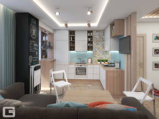 Скандинавское настроение, Giovani Design Studio Giovani Design Studio Scandinavian style kitchen