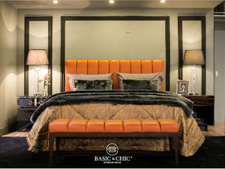 Quarto Laranja, Basic & Chic Basic & Chic Eclectic style bedroom
