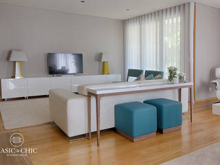 Sala de Estar, Basic & Chic Basic & Chic Modern Living Room