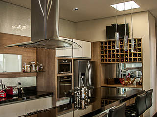 Residência HCF, A/ZERO Arquitetura A/ZERO Arquitetura Modern Kitchen