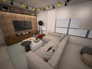 Apê FR - Maxhaus, Estúdio Ventana Estúdio Ventana Modern living room