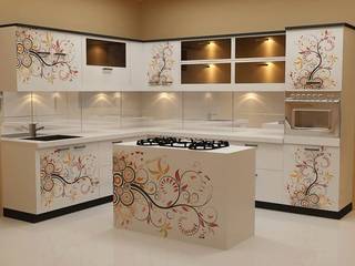 Residential interiors, Dream space Interiors Dream space Interiors Classic style kitchen Plywood Amber/Gold